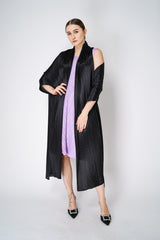 Pleats Please Issey Miyake Basic Madame-T Stole in Black Vancouver. Shop Online or in Store. 