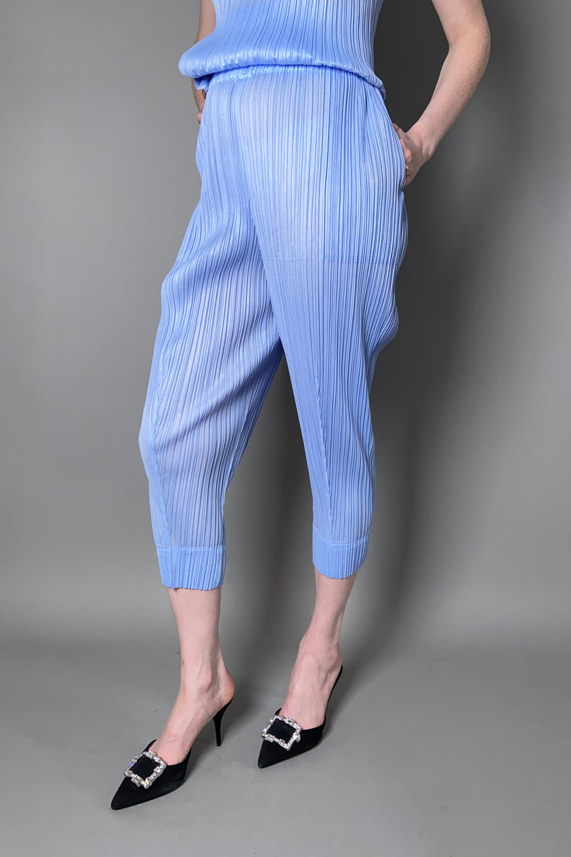 Pleats Please Monthly Colours: July Pants in Light Blue