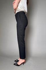 Antonelli Firenze Sharon Linen Blend Trousers in Black