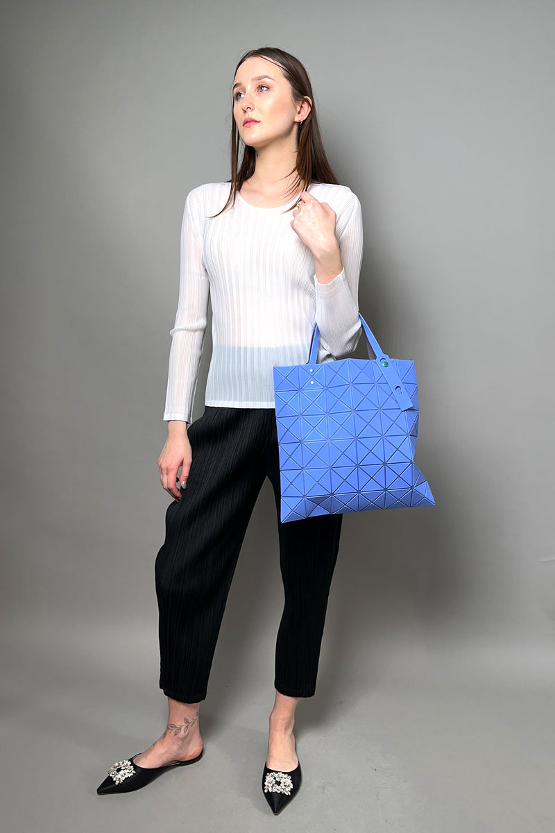 Bao Bao Issey Miyake Boston Small Handbag in Sky Blue – Ashia Mode Clothing