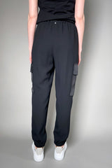 Lorena Antoniazzi Crepe Cargo Jogger Pants